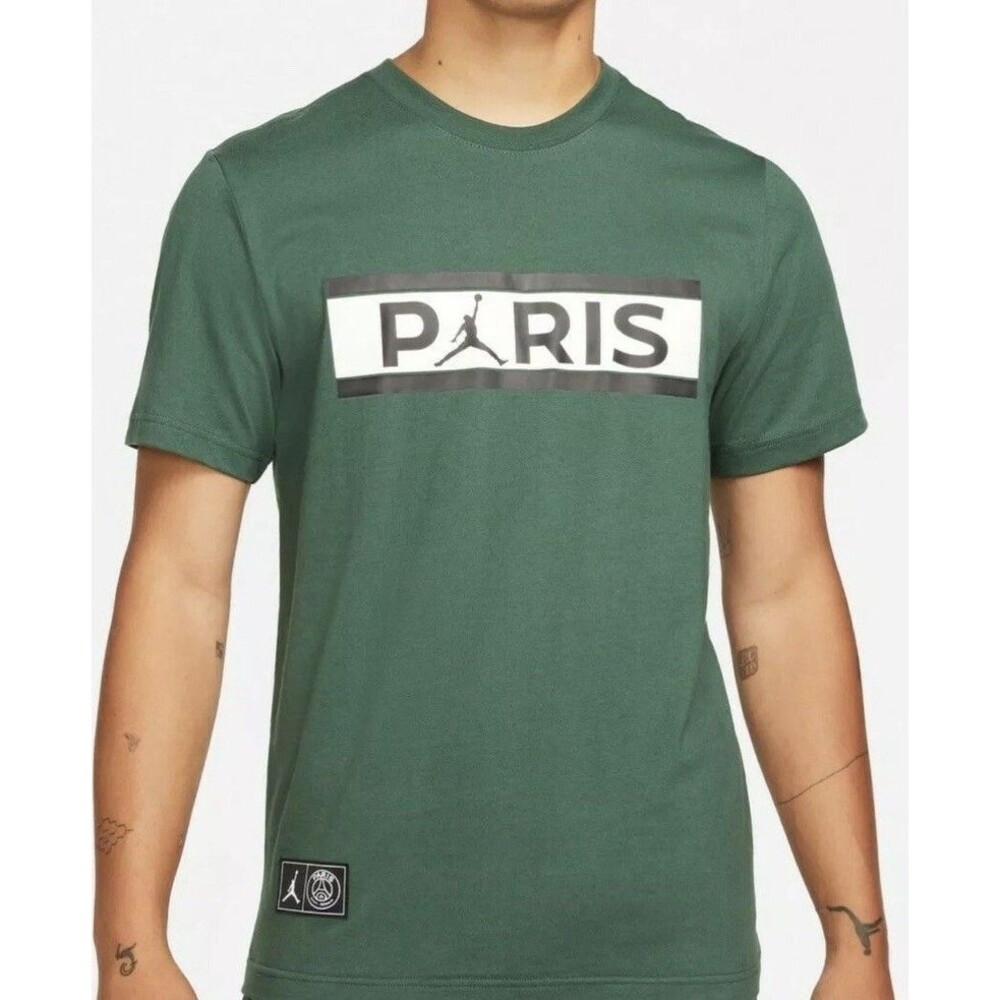 Jordan X Paris Saint-Germain Green Shirt Size Large